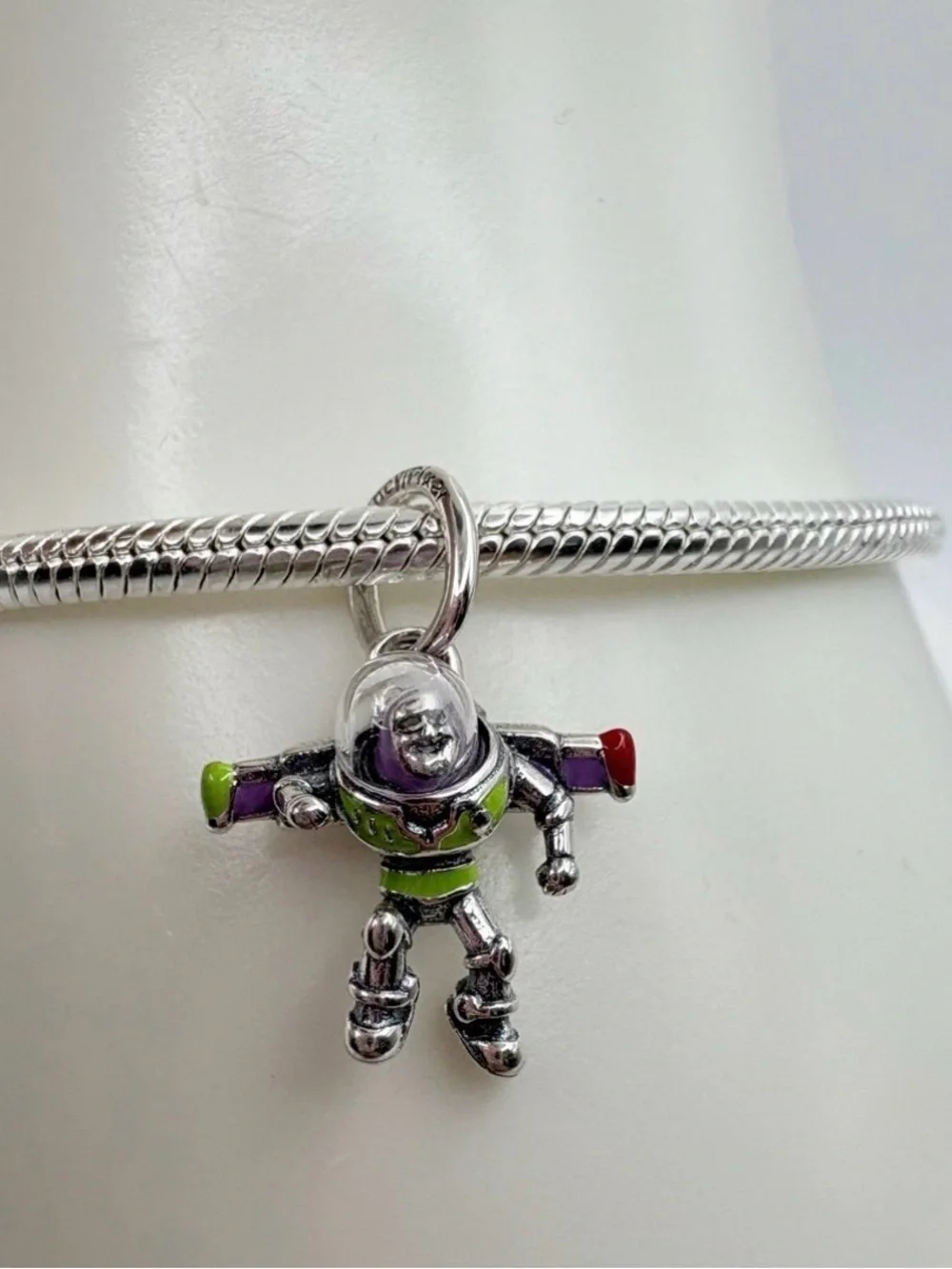 Like new Pandora Disney Pixar Toy Story Buzz Lightyear Dangle Charm Sterling Sil